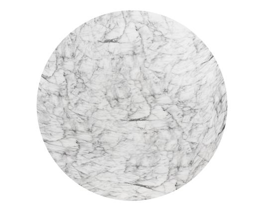 Cypher Dining Table Top - Marble Look - White - 55" by Sunpan