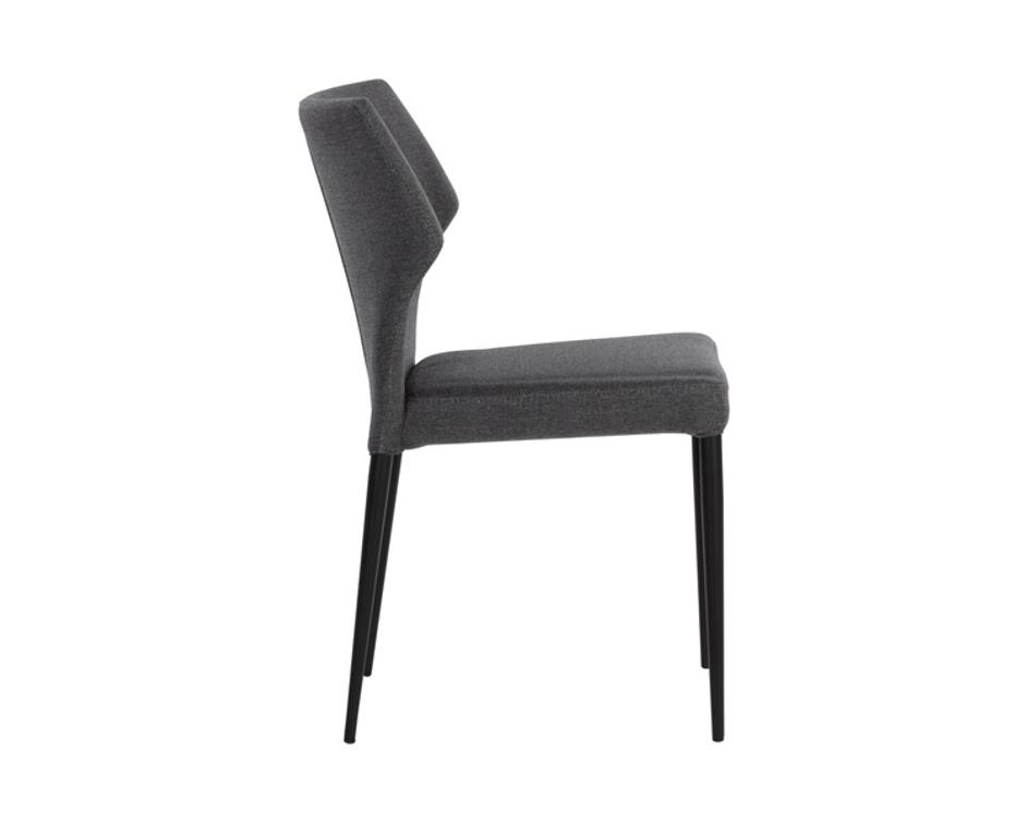 JAMES STACKABLE DINING CHAIR - CITY GREY by Sunpan