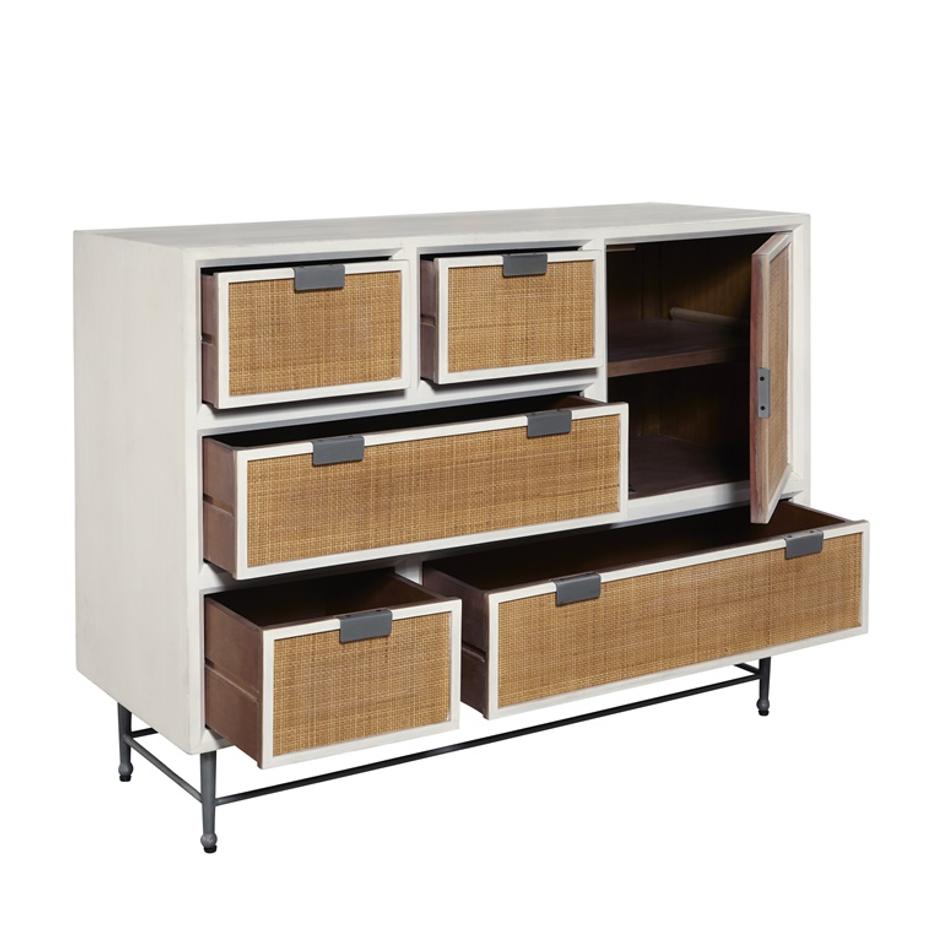 5-Drawer Accent Chest with Cabinet by Pulaski Furniture