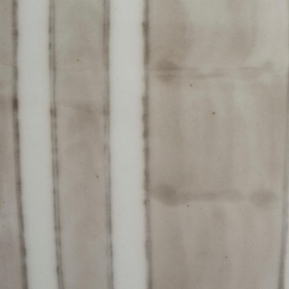 Arthur Ceramic Table Lamp with Linen Shade, Grey by Jamie Young