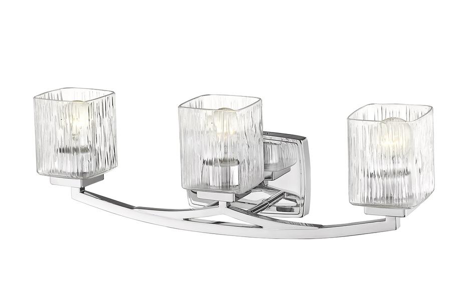Zaid 3 Light Vanity in Chrome Finish by Z-Lite