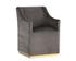Zane Wheeled Lounge Chair - Piccolo Pebble by Sunpan