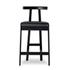 Tex Stool In Black Rosa Morada by FOUR HANDS