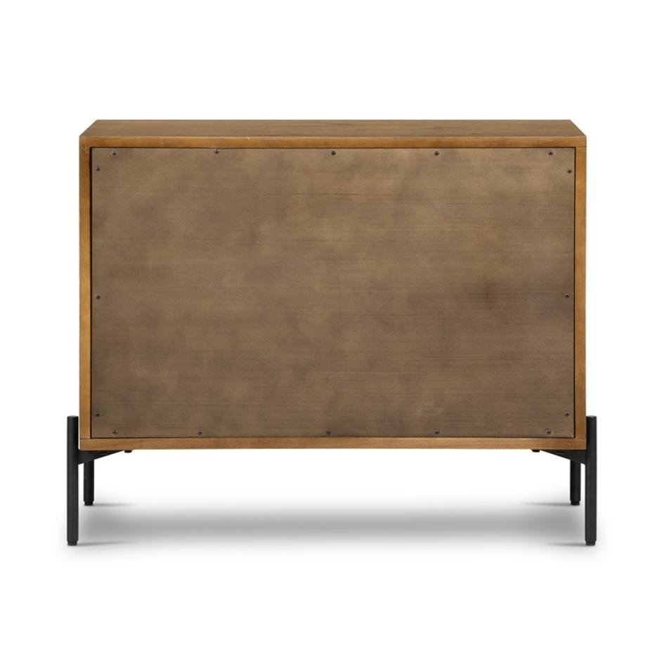 Eaton Large Nightstand - Amber Oak Resin by Four Hands