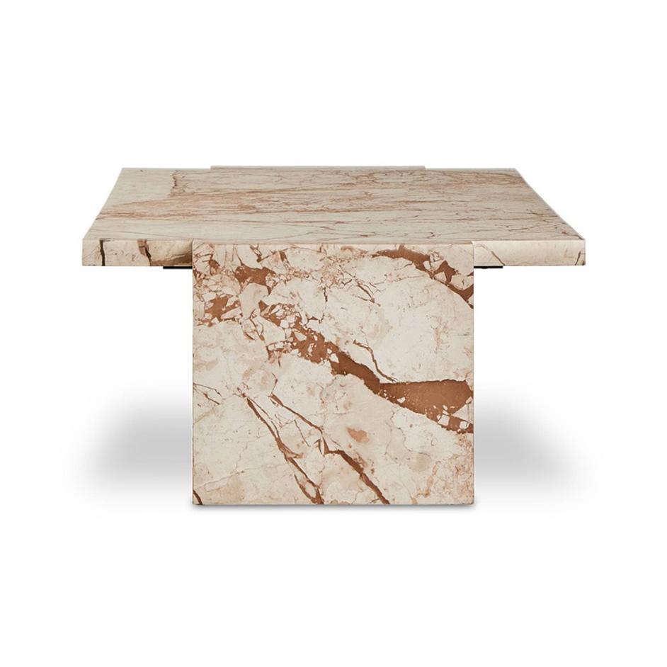 Romano Coffee Table In Desert Taupe Marble by Four Hands