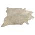 Cowhide - Metallic gold splash on off white by Sunshine Cowhides