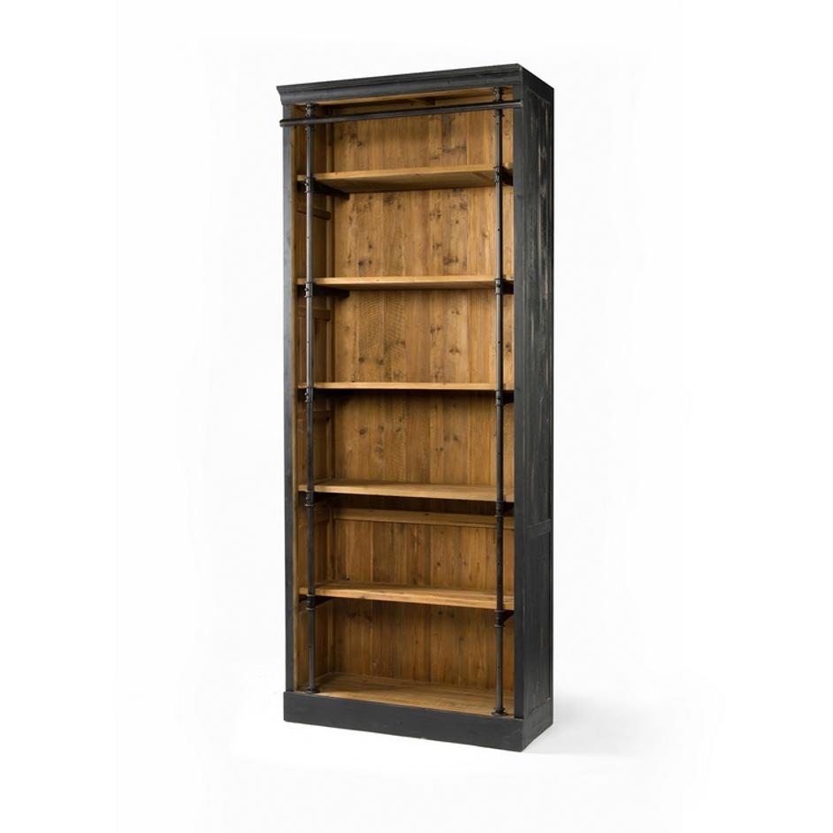 Ivy Bookcase In Matte Black by FOUR HANDS