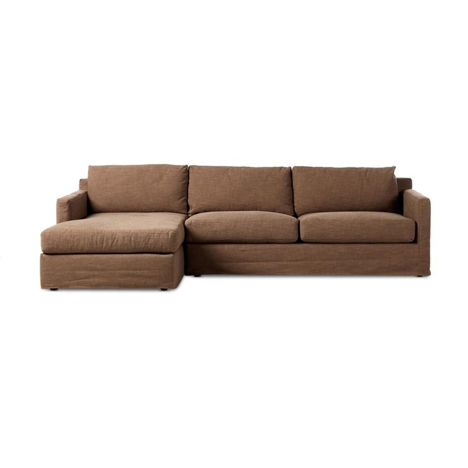 Hampton 2-Piece Slipcover Sectional by Four Hands