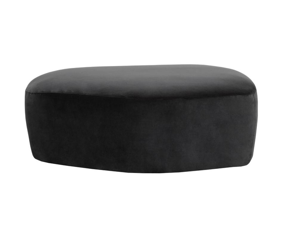 SORAYA OTTOMAN - SHADOW GREY by Sunpan