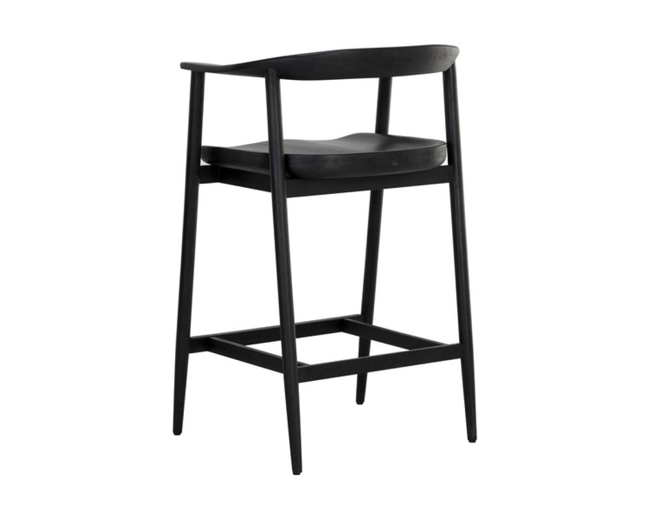 JEREMY COUNTER STOOL - BLACK by Sunpan