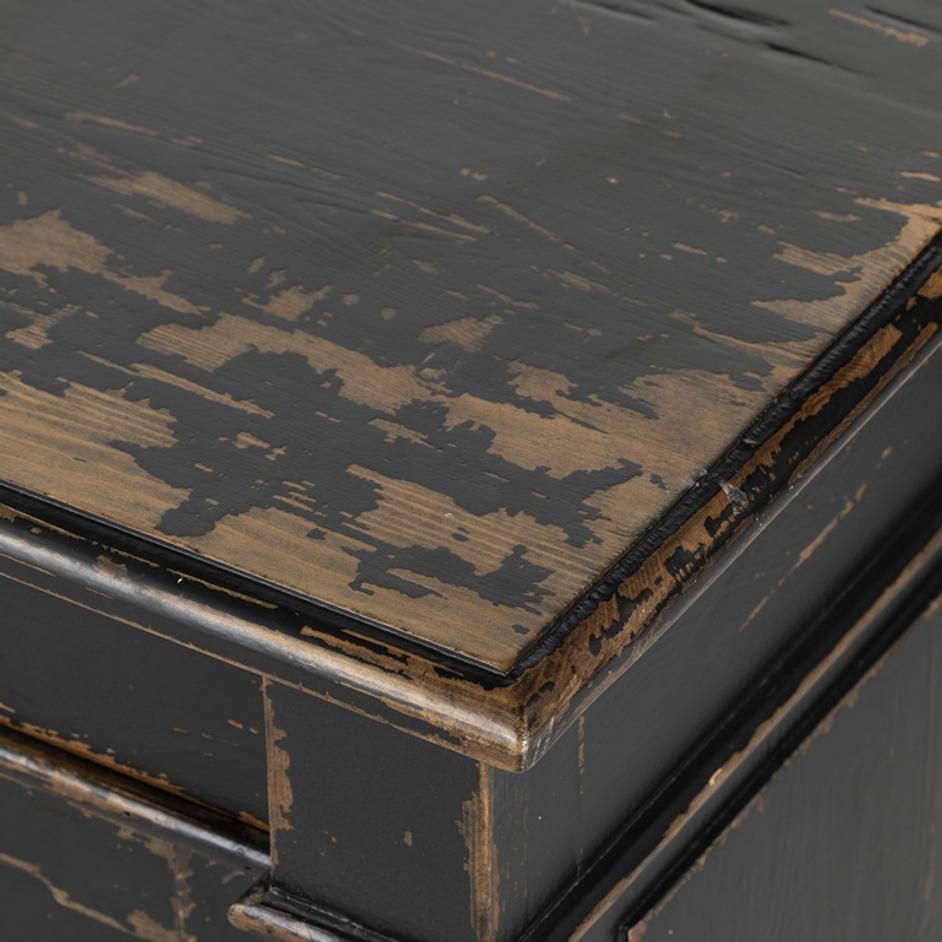 Marjorie Sideboard In Distressed Black by FOUR HANDS