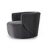 Mila Swivel Chair - Henry Charcoal by Four Hands