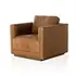Kiera Swivel Chair In Palermo Cognac by FOUR HANDS