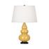 Sunset Small Triple Gourd Accent Lamp by Robert Abbey