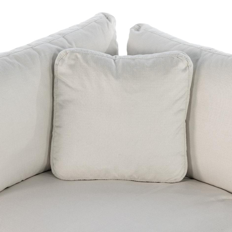 Stevie One Arm/Corner Pc In Anders Ivory by FOUR HANDS