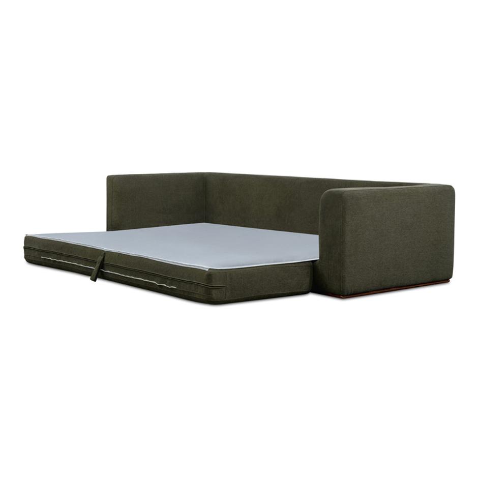 Rue Sleeper Sofa Deep Green by Moes Home