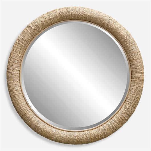 Mariner Natural Round Mirror by Uttermost