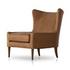 Marlow Wing Chair - Palermo Cognac by Four Hands