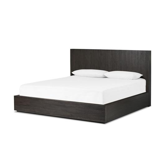 Leo King Bed - Smoked Black by Four Hands