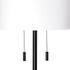 Lincoln 2-Light Metal Floor Lamp, Black by Jamie Young