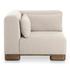 June Corner Chair Oatmeal by Moes Home