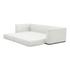 Rue Sleeper Sofa Off White by Moes Home