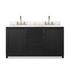 Millie Double Vanity - Satin Drifted Black Veneer by Four Hands