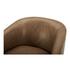 Oscy Leather Swivel Chair Tan by Moes Home