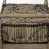 Fullerton II 57L x 21W Jute Patterned Top W/Brown Wood Base Accent Bench by Mercana