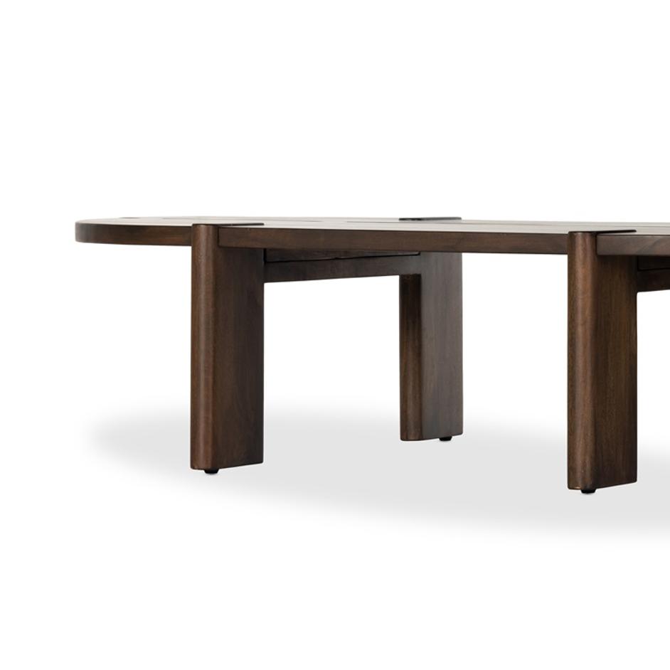 Aldridge Coffee Table In Brown by FOUR HANDS