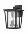 Seoul 2 Light Outdoor Wall Sconce in Black Finish by Z-Lite