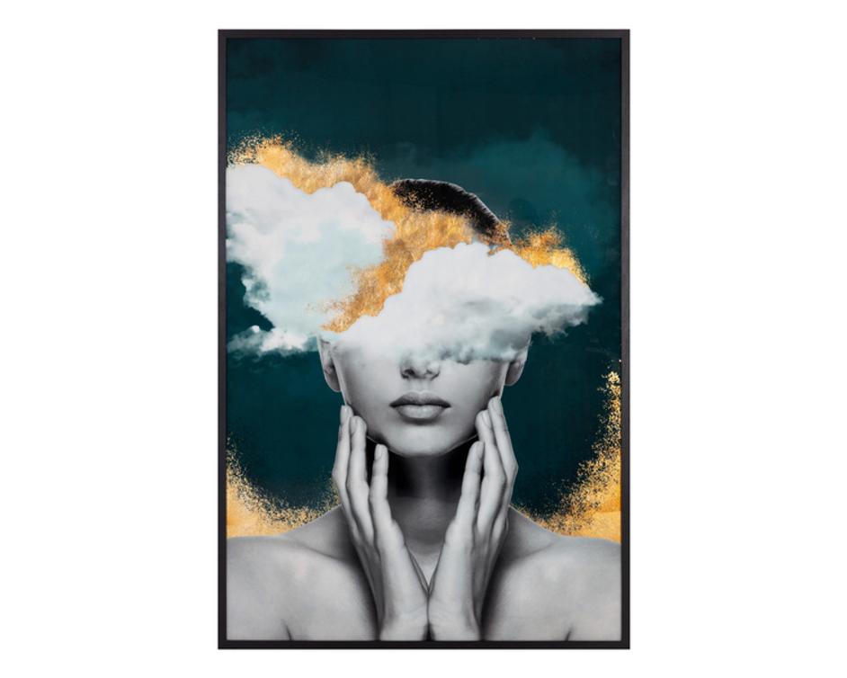 MIND OVER MATTER - 40" X 60" - BLACK FRAME by Sunpan