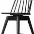 Lewis Swivel Bar Stool in Black Oak by FOUR HANDS