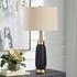 Spyglass Black Wood Grain Table Lamp by Uttermost