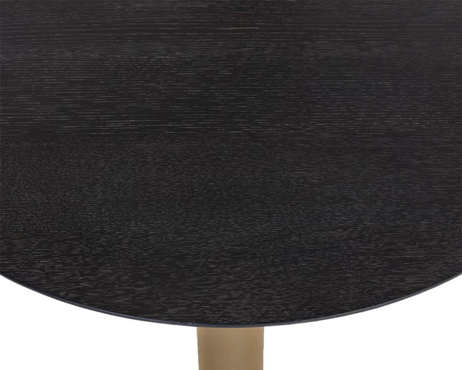 MONACO BAR TABLE - GOLD - GREY MARBLE / CHARCOAL GREY by Sunpan
