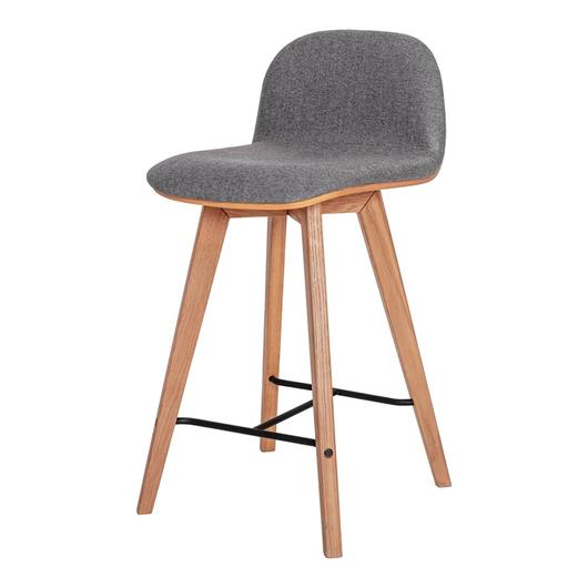NAPOLI COUNTER STOOL GREY by Moes Home