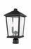 Beacon 2 Light Outdoor Post Mount Fixture in Black Finish by Z-Lite