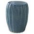 Harbor Aque Blue Garden Stool by Uttermost
