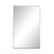 Georgina Rectangle Floor Mirror - Polished Brass by Four Hands