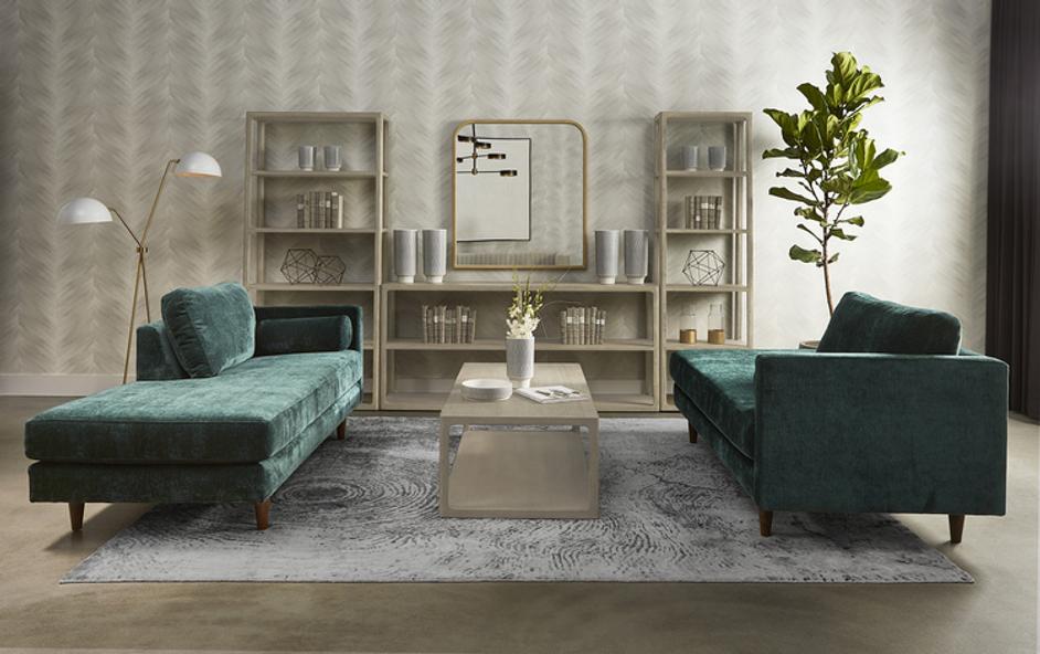 WOODLAND HAND-LOOMED RUG - GREY - 9' X 12' by Sunpan