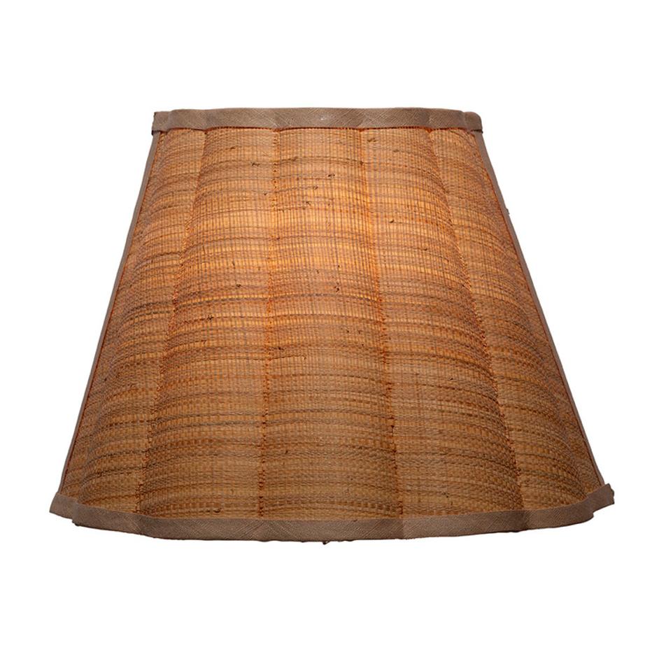 Scalloped 1-Light Wall Sconce, Raffia by Jamie Young