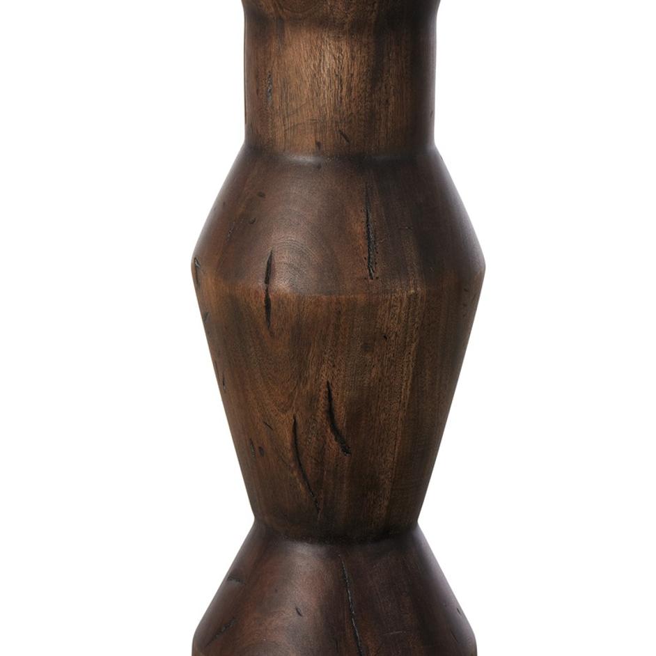 Rivi Large End Table In Antique Belgium Bleach by Four Hands