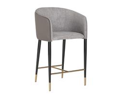 Asher Counter Stool - Flint Grey / Napa Taupe by Sunpan