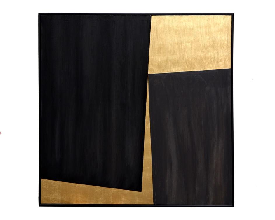 Monolith - 60" X 60" - Black Floater Frame by Sunpan