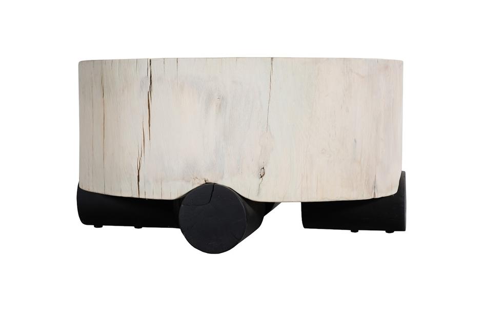 Core Coffee Table, Black Base, Bleached by Phillips Collection
