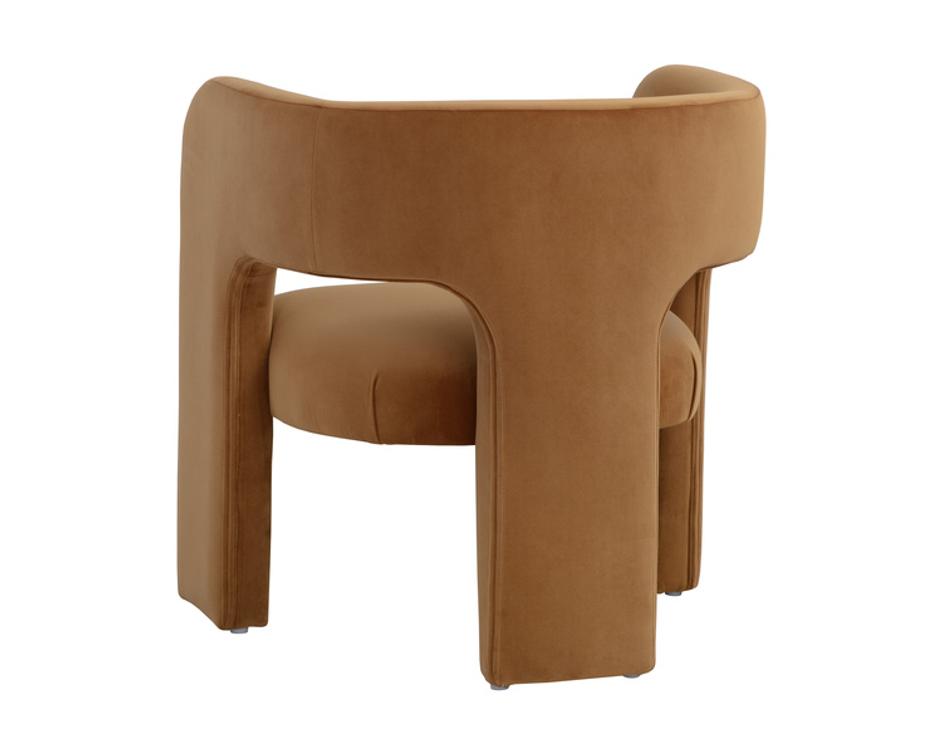 ISIDORE LOUNGE CHAIR - MEG GOLD by Sunpan