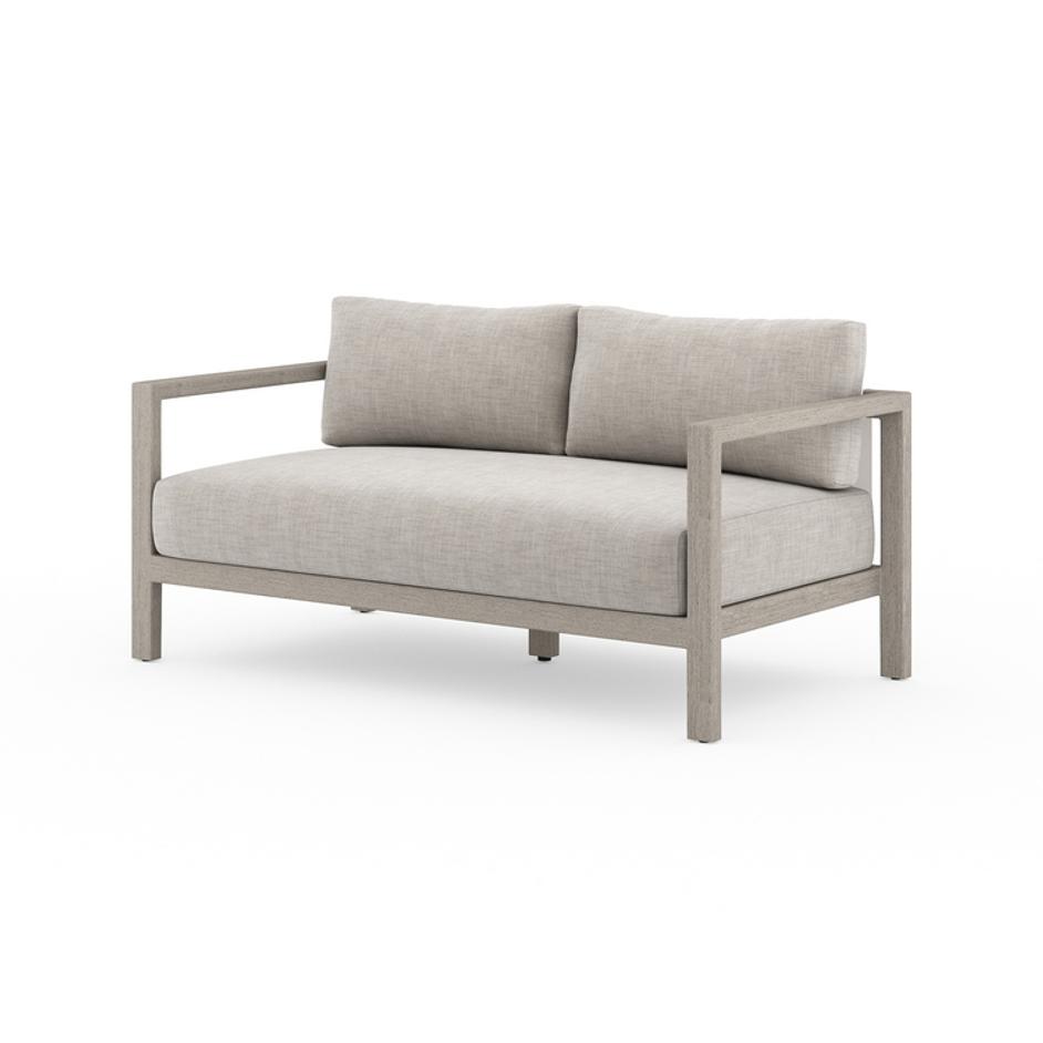 Sonoma Outdoor Sofa In 60" In Grey/Stone Grey by FOUR HANDS