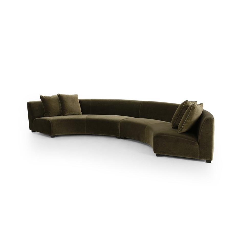 Liam Sectional - Surrey Olive by Four Hands