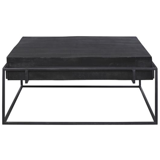 Telone Modern Black Coffee Table by Uttermost