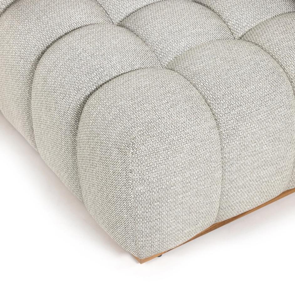 Roma Outdoor Sectional In Corner Pc In Ash by FOUR HANDS